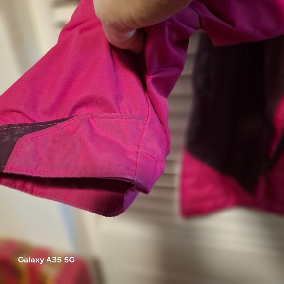 Columbia Womens Pink Hooded Winter Jacket W/ Zipper & Snap Closure Sz 2XL Cozyco - Picture 6 of 15